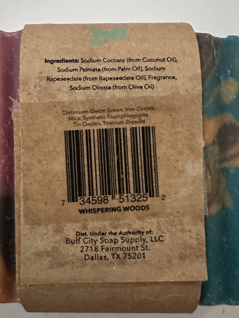 BUFF CITY SOAP CO Handmade soap 5 full bars unused